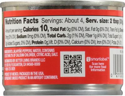 Signature SELECT Peppers Jalapeno Diced Can - 4 Oz - Image 5