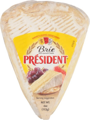 President Brie Wedge - 4 Oz - Image 2