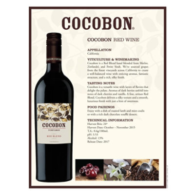 Cocobon Red Wine - 750 Ml - Image 2