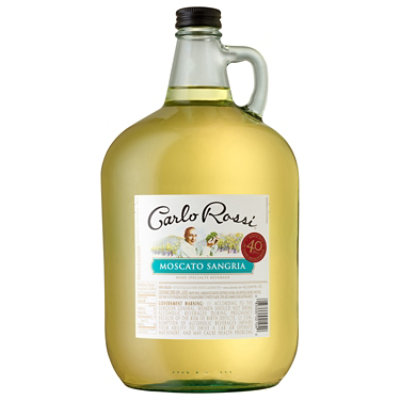 Carlo Rossi Moscato White Wine - 4 Liter - Image 2