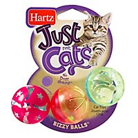 Hartz Cat Toy Bizzy Balls - 3 Count - Image 1