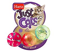 Hartz Cat Toy Bizzy Balls - 3 Count