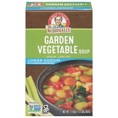 Dr. McDougalls Soup Gluten Free Garden Vegetable Lower Sodium - 17.9 Oz - Image 3