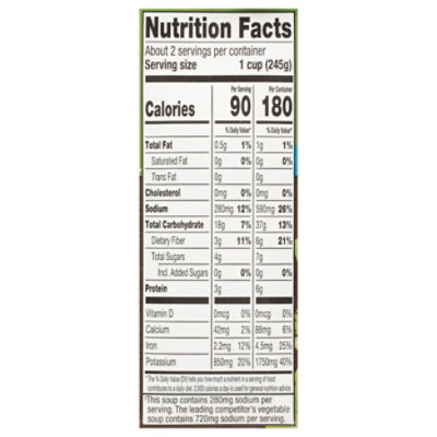 Dr. McDougalls Soup Gluten Free Garden Vegetable Lower Sodium - 17.9 Oz - Image 4