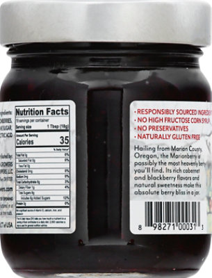 Oregon Growers Fruit Spread Marionberry - 12 Oz - Image 6