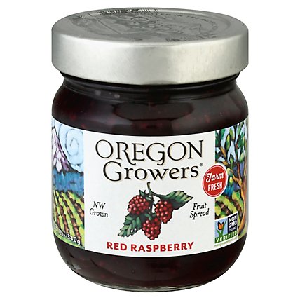 Oregon Growers Fruit Spread Red Raspberry - 12 Oz - Image 1