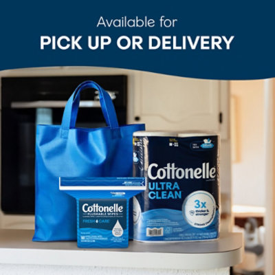 Cottonelle Fresh Care Flushable Wet Wipe Refill Bag with 168 Wipes Per Pack - Each - Image 8