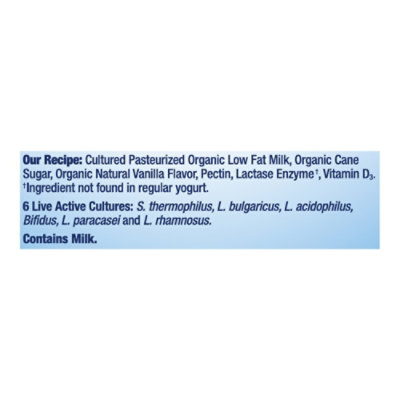 Stonyfield Organic Lowfat Vanilla Yogurt - 32 Oz - Image 4