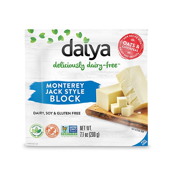 Daiya Dairy Free Monterey Jack Style Vegan Cheese Block - 7.1 Oz