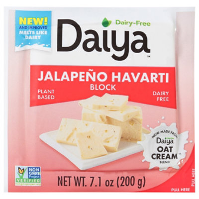 Daiya Dairy Free Jalapeno Havarti Style Vegan Cheese Block - 7.1 Oz - Image 2