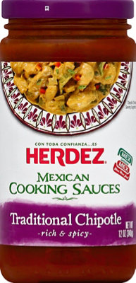 Herdez Cooking Sauces Mexican Traditional Chipotle Jar - 12 Oz - Image 2