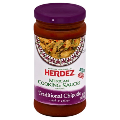 Herdez Cooking Sauces Mexican Traditional Chipotle Jar - 12 Oz - Image 1