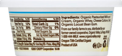 Organic Valley Organic Cream Cheese Spread - 8 Oz - Image 3