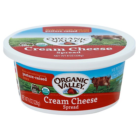 Organic Valley Organic Cream Cheese Spread - 8 Oz