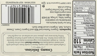 Organic Valley Cheese Organic Cream - 8 Oz - Image 5