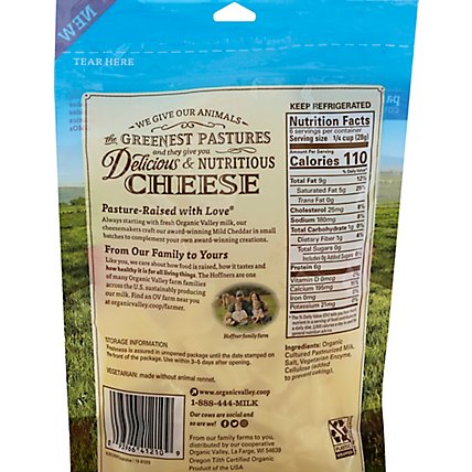 Organic Valley Cheese Organic Finely Shredded Mild Cheddar - 6 Oz - Image 5