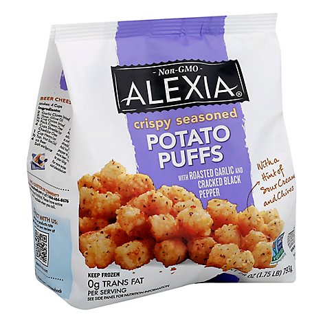 Alexia Puffs Potato Crispy Seasoned - 28 Oz