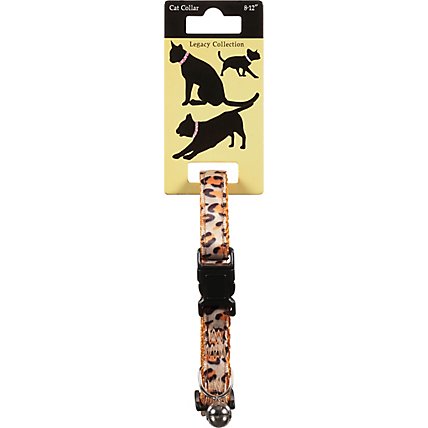 Legacy Collection Cat Collar 8 to 12 Inch Leopard Print Card - Each - Image 2
