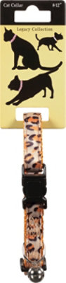 Legacy Collection Cat Collar 8 to 12 Inch Leopard Print Card - Each - Image 2