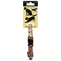 Legacy Collection Cat Collar 8 to 12 Inch Leopard Print Card - Each - Image 1