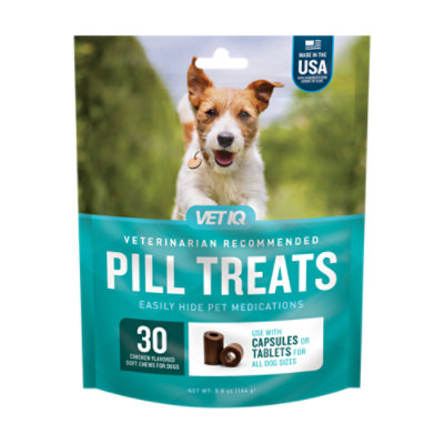 VetIQ Chicken Flavor Pill Treats Advance Formula - 30 Count