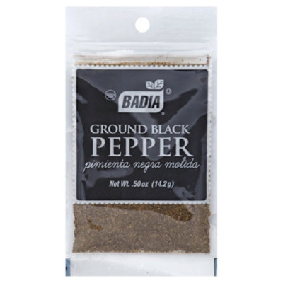 Badia Black Pepper Ground - 0.5 Oz - Image 1