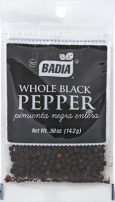 Badia Black Pepper Whole - 0.5 Oz - Image 2