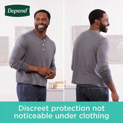 Depend Fresh Protection Adult Small/Medium Grey Absorbency Incontinence Underwear - 32 Count - Image 6