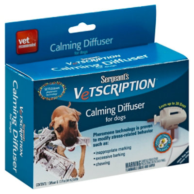 Sergeants Vetscription Calming Diffuser Kit For Dogs Lavender Chamomile Fragrance Box Each