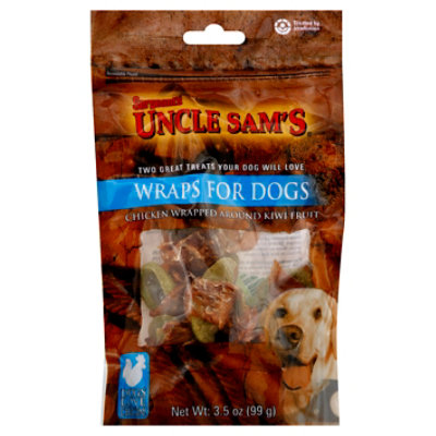 Sergeants Canine Prime Dog Treats Chicken Kiwi Wraps Pouch 3.5 Oz Safeway