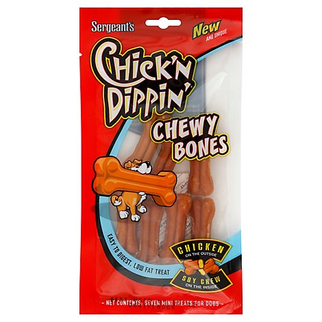 Sergeants Chickn Dippin Chewy Bones Pouch - 7 Count