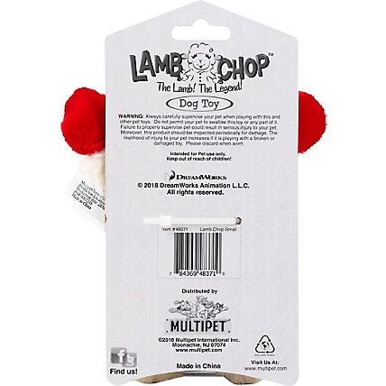 Lamb Chop Dog Toy The Lamb The Legend Card - Each - Image 3