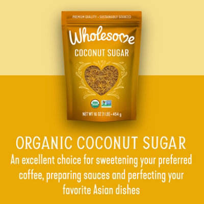 Wholesome Sweeteners Organic Coconut Palm Sugar - Lb - Image 1