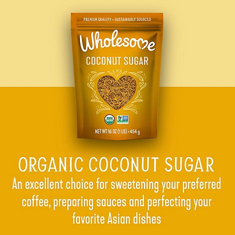 Wholesome Sweeteners Organic Coconut Palm Sugar - Lb