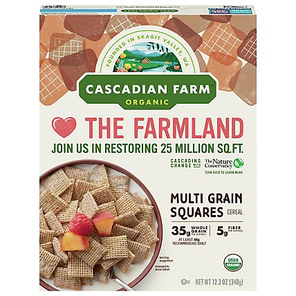 Cascadian Farm Organic Multi Grain Squares - 12.3 Oz - Image 3
