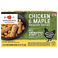 Applegate Natural Chicken & Maple Breakfast Sausage Frozen - 7oz - Image 2