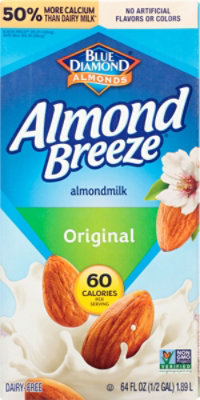 Blue Diamond Almond Breeze Almondmilk Original - 64 Fl. Oz. - Image 2