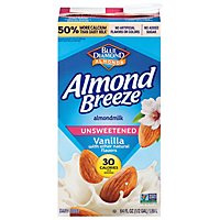 Blue Diamond Almond Breeze Almondmilk Unsweetened Vanilla 40 Calories - 64 Fl. Oz. - Image 3