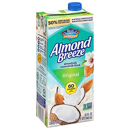 Blue Diamond Almond Breeze Almond Coconut Milk Blend Original - 32 Fl. Oz. - Image 1