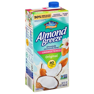 Almond Breeze Unsweetened Coconut Original Shelf Stable Almond Milk - 32 Oz - Image 1