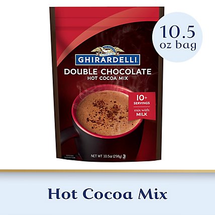 Ghirardelli Double Chocolate Premium Hot Cocoa Mix - 10.5 Oz - Image 2
