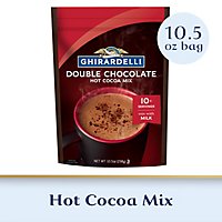 Ghirardelli Double Chocolate Premium Hot Cocoa Mix - 10.5 Oz - Image 1