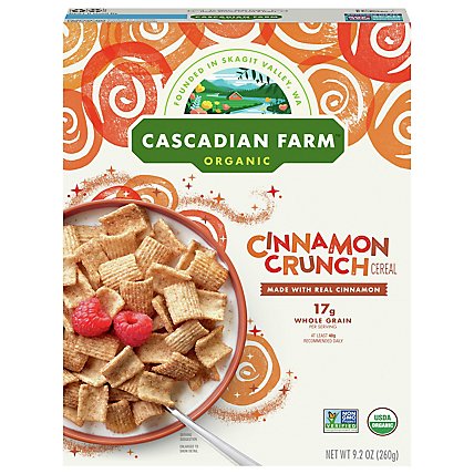 Cascadian Farm Organic Cinnamon Crunch - 9.2 Oz - Image 2