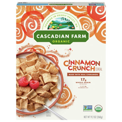 Cascadian Farm Organic Cinnamon Crunch - 9.2 Oz
