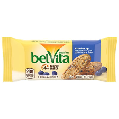 belVita Breakfast Biscuits Blueberry - 4-1.76 Oz