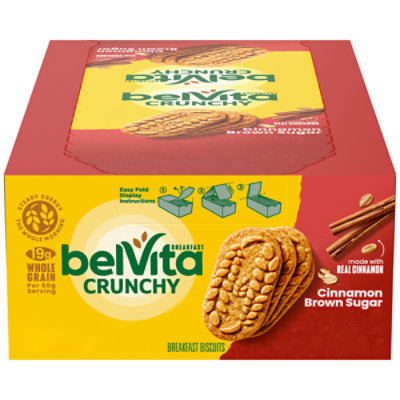 belVita Breakfast Biscuits Cinnamon Brown Sugar - 4-1.76 Oz