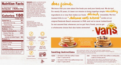 Vans Waffles Gluten Free Ancient Grains 6 Count - 8 Oz - Image 6