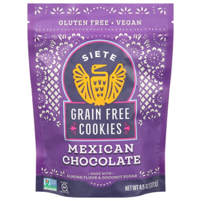 Siete Grain Free Mexican Chocolate Cookies - 4.50 Oz - Image 3