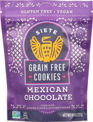 Siete Grain Free Mexican Chocolate Cookies - 4.50 Oz - Image 2