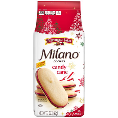 Pepperidge Farm Milano Chocolate Candy Cane Cookies - 7 Oz - Image 1